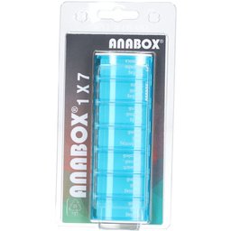 Distributeur de médicaments 1x7 Turquoise