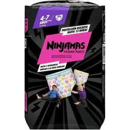 Ninjamas Pyjamas Pants T7 17-30kg 10 Unités