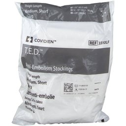 Covidien™ T.e.d™ Bas anti-embolie Cuisse M Court Taille D Blanc