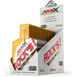 Performance Rock's Gel Sin Cafeína Naranja 20x32g