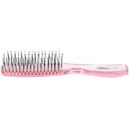 Pinceau démêlant rose transparent 21cm 1ud