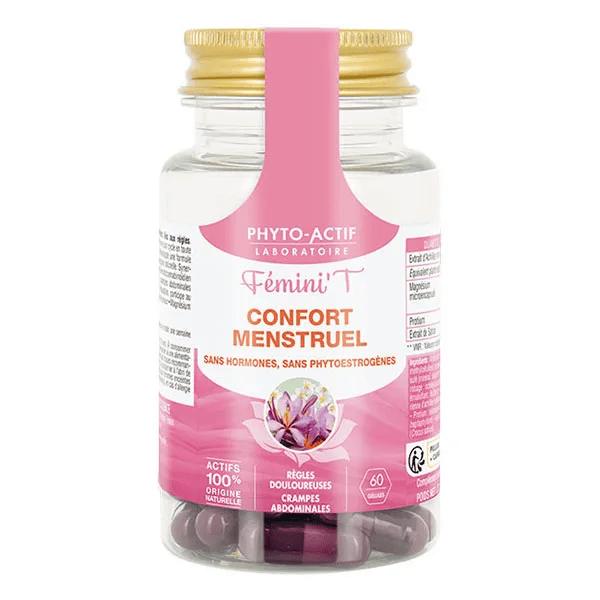 Phyto-Actif, Gélules confort menstruel, 60 gélules