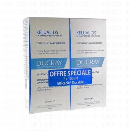 Kélual DS - Shampooing Traitant anti-pelliculaire lot de 2 x 100ml