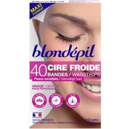 Cera Fría Facial Bandas 40uds