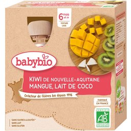 Kiwi DE Nouvelle-Aquitaine Mangue Lait DE Coco dès 6 mois