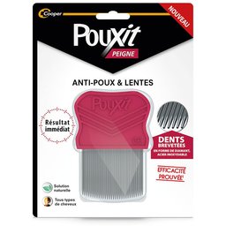 - Peigne anti-poux et lentes en acier inoxydable - Méthode naturelle contre les poux et les lentes - Résultat immédiat