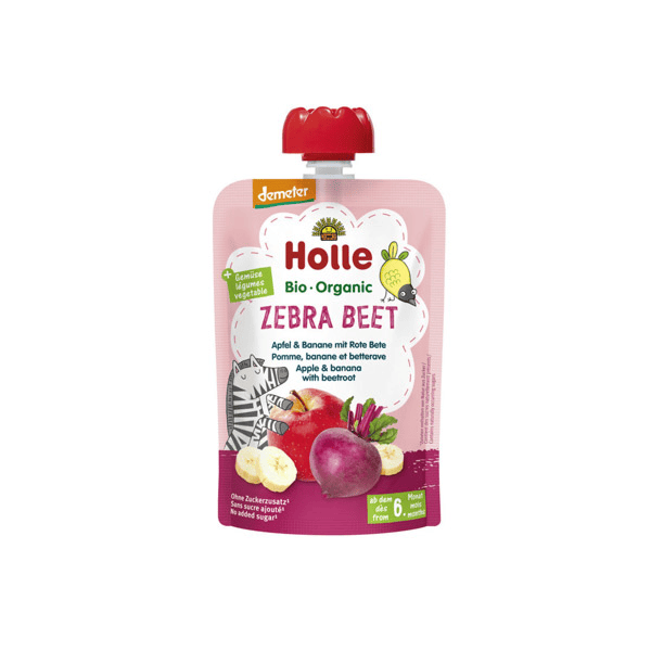 Gourde Pouchy Pomme Banane Betterave Rouge Bio +6m 100g