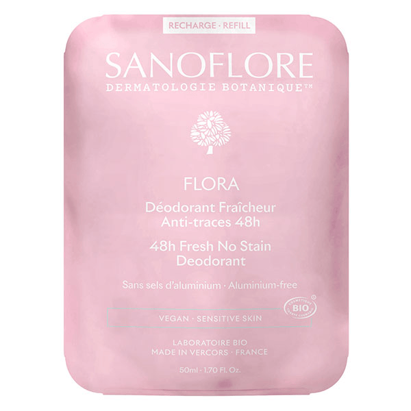 Recharge déodorant Flora 48h 50 ml