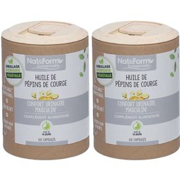 Nat&Form Huile de pépins de courge en capsules