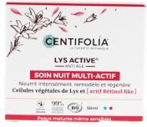 Lys Active Soin Nuit Multi-Actif Biologique 50 ML - Pot 50 ml