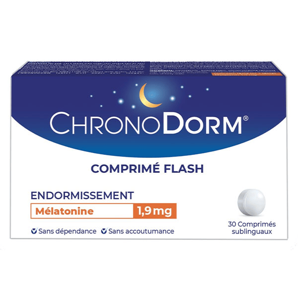Mélatonine 1.9mg 30 comprimés sublinguaux