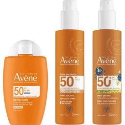 Pack Ultra Fluido Invisible SPF50 + Spray Invisible SPF50 + Spray SPF50+ Pediátrico