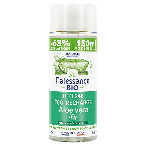 Déodorant Bio Déodorant 24h Aloe Vera Eco-Recharge 150ml