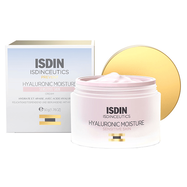 Isdinceutics Hyaluronic Moisture Sensitive Crème Hydratante Visage Anti-Âge 50g