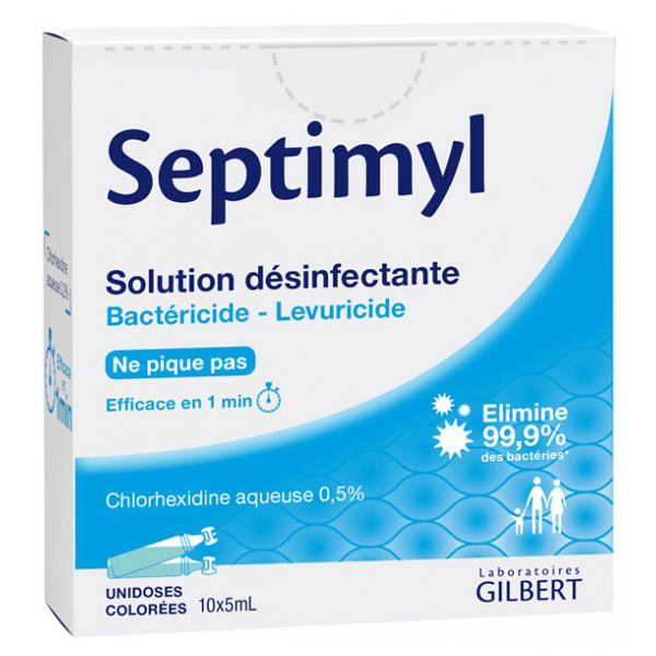 Septimyl Solution Désinfectante 10 unidoses