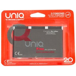 Free Latex Free Condom Anneau de protection 3 pièces