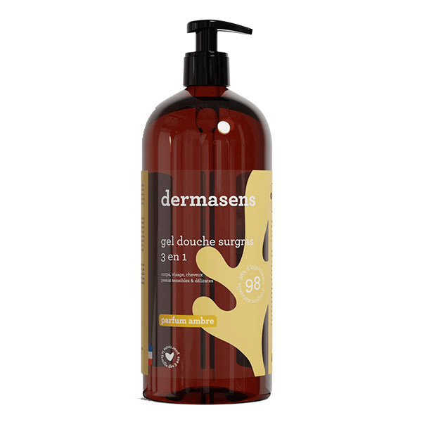 Dermasens Gel Douche Surgras 3 en 1 Ambre 1L