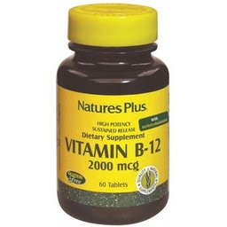Nature's Plus Vitamin B12 2000mcg 60comp
