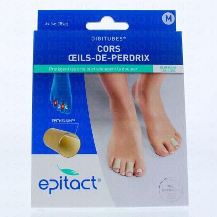 Digitubes épithélium 26 cors et oeils de perdrix lot de 3 medium
