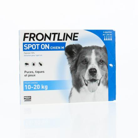 Spot-on chien 10-20 kg