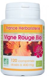 VIGNE ROUGE BIO AB dosés à 400 mg en comprimés.