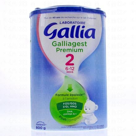 Galliagest Premium Lait de suite 2ème âge 800g