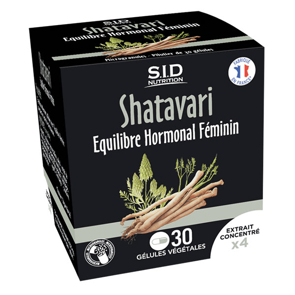 - Shatavari Boite de 30 microgranules (Gélules végétales)