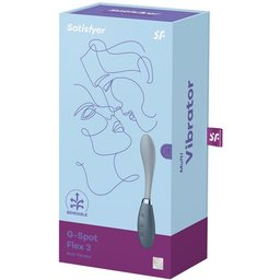 G-Spot Flex 3 Multi Vibrateur Gris 1ut