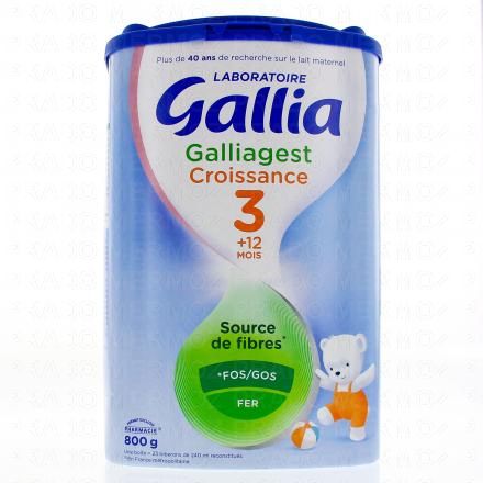 Galliagest Lait de Croissance 3ème âge 800 g