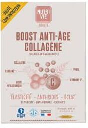 Ampoules 10 ml - Boost Anti-Âge Collagène - Boîte 20 ampoules de 10 ml