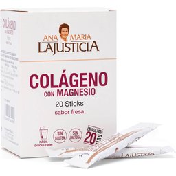 Collagène Magnésium Fraise 20 Sticks