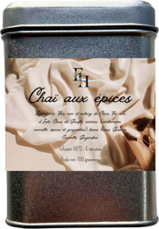 Chaï aux épices - Thé noir & Oolong - Boîte en métal 100 grammes