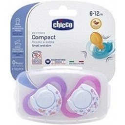 Chicco™ chupete physio compact anatomique tetina látex azul 6-12 meses 2uds 2uds