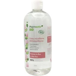 Bio L'eau Micellaire Démaquillante Hydrolat de Rose et Aloe Vera 500ml