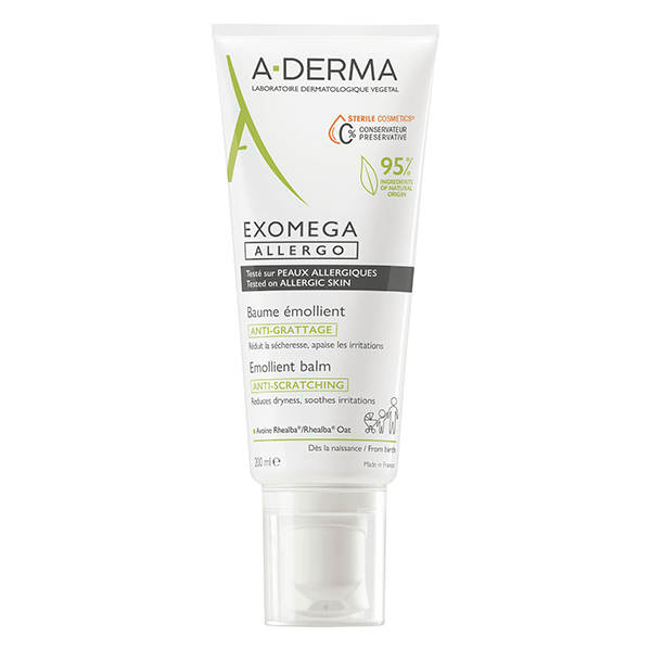 Exomega Allergo Baume Émollient Anti-Grattage 200ml