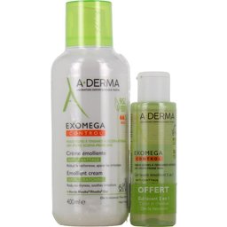 Pack Exomega Crème Émolliente 400ml + Gel 100ml