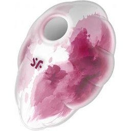 Cloud Dancer Double Air Pulse Vibrator Red Print 1ut
