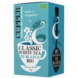 Ventouse de thé blanc biologique 20 pcs