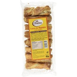 Pâte feuilletée S/Sucre boucles 115g