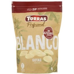 Cobertura Blanc Gouttes Sans Sucre 1kg