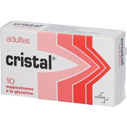 Cooper - Cristal - Suppositoires à la glycérine - Aldultes - Boite 10 suppositoires