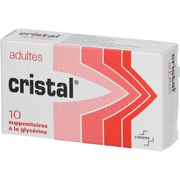 Cooper - Cristal - Suppositoires à la glycérine - Aldultes - Boite 10 suppositoires