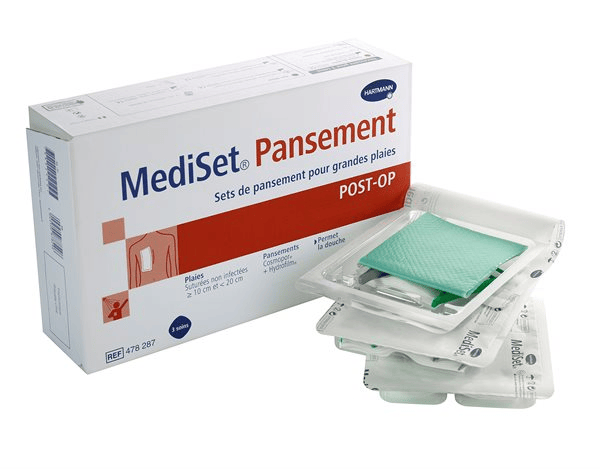 MediSet pansements POSTOP - Boîte de 3 - Grandes plaies (10 - 20 cm)