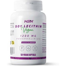 Lecitina de Soja 1200mg 120 perlas vegetales