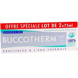 Dentifrice Blancheur Bio 2x75ml