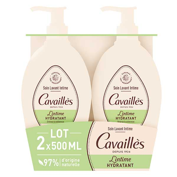 Rogé Cavailles Soin Naturel Toilette Intime Sècheresse 2x500ml