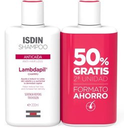 ISDIN Lambdapil Shampooing Anti-Chute 2x400ml