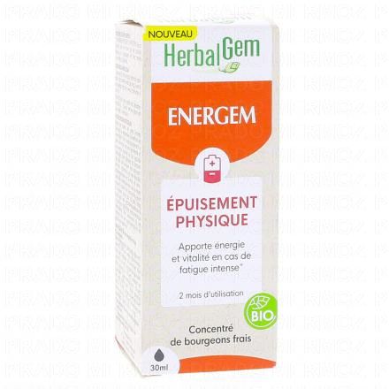 Concentré de bourgeons frais - Energem Epuisement Physique Bio 30ml