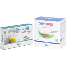 Set Fitostill Plus gouttes oculaires + Salvigorge - Traitement du mal de gorge