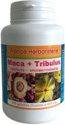 GELULES MACA + TRIBULUS 180 gélules dosées à 448mg.